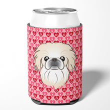 Load image into Gallery viewer, Pekingese Hearts Can or Bottle Hugger BB5291CC