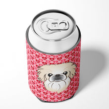 Load image into Gallery viewer, Pekingese Hearts Can or Bottle Hugger BB5291CC