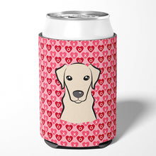 Load image into Gallery viewer, Yellow Labrador Hearts Can or Bottle Hugger BB5292CC