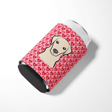 Load image into Gallery viewer, Yellow Labrador Hearts Can or Bottle Hugger BB5292CC