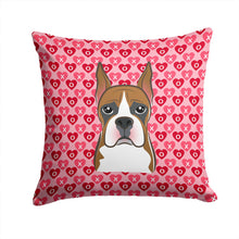 Load image into Gallery viewer, Boxer Hearts Throw Pillow - 14x14 Decorative Pillow – Art for Your Home &amp; Patio BB5293PW1414