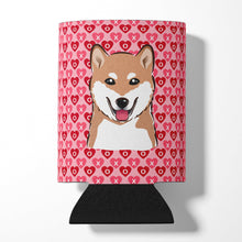 Load image into Gallery viewer, Shiba Inu Hearts Can or Bottle Hugger BB5295CC