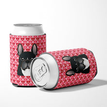 Load image into Gallery viewer, French Bulldog Hearts Can or Bottle Hugger BB5297CC