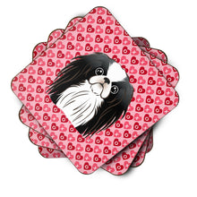 Load image into Gallery viewer, Japanese Chin Hearts Foam Coaster  BB5300FC