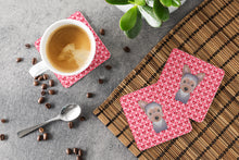 Load image into Gallery viewer, Yorkie Puppy Hearts Foam Coaster  BB5302FC