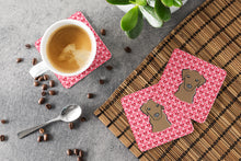Load image into Gallery viewer, Chocolate Labrador Hearts Foam Coaster  BB5304FC