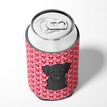Load image into Gallery viewer, Black Labrador Hearts Can or Bottle Hugger BB5305CC