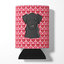 Load image into Gallery viewer, Black Labrador Hearts Can or Bottle Hugger BB5305CC