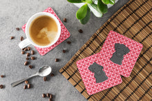 Load image into Gallery viewer, Black Labrador Hearts Foam Coaster  BB5305FC