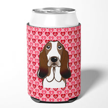 Load image into Gallery viewer, Basset Hound Hearts Can or Bottle Hugger BB5313CC