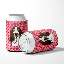 Load image into Gallery viewer, Basset Hound Hearts Can or Bottle Hugger BB5313CC