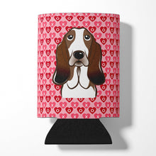 Load image into Gallery viewer, Basset Hound Hearts Can or Bottle Hugger BB5313CC
