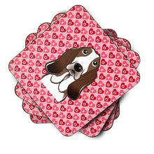 Load image into Gallery viewer, Basset Hound Hearts Foam Coaster  BB5313FC