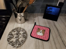 Load image into Gallery viewer, Papillon Hearts Pot Holders - Set of 2 - Heat-Resistant Kitchen Essentials BB5318PTHD