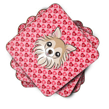 Load image into Gallery viewer, Chihuahua Hearts Foam Coaster  BB5321FC