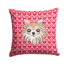 Load image into Gallery viewer, Chihuahua Hearts Throw Pillow - 14x14 Decorative Pillow – Art for Your Home &amp; Patio BB5321PW1414