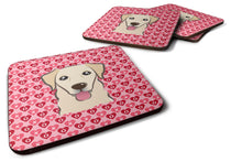 Load image into Gallery viewer, Golden Retriever Hearts Foam Coaster  BB5322FC