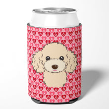 Load image into Gallery viewer, Buff Poodle Hearts Can or Bottle Hugger BB5328CC