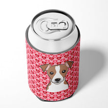 Load image into Gallery viewer, Jack Russell Terrier Hearts Can or Bottle Hugger BB5330CC