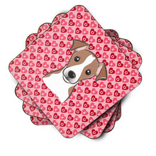 Load image into Gallery viewer, Jack Russell Terrier Hearts Foam Coaster  BB5330FC