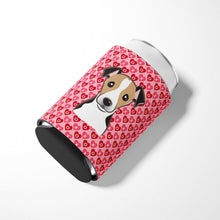 Load image into Gallery viewer, Jack Russell Terrier Hearts Can or Bottle Hugger BB5331CC