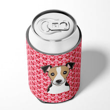 Load image into Gallery viewer, Jack Russell Terrier Hearts Can or Bottle Hugger BB5331CC