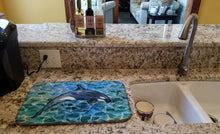 Load image into Gallery viewer, Killer Whale Orca #2 Dish Drying Mat – Absorbent, Artistic Kitchen Essentials BB5335DDM