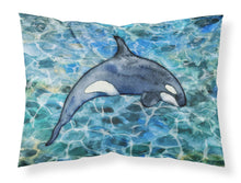 Load image into Gallery viewer, Killer Whale Orca #2 Fabric Standard Pillowcase – Artistic Decorative Front, White Back BB5335PILLOWCASE