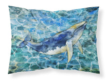 Load image into Gallery viewer, Humpback Whale Fabric Standard Pillowcase – Artistic Decorative Front, White Back BB5336PILLOWCASE