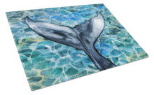 Load image into Gallery viewer, Whale Tail Glass Cutting Boards – Durable, Decorative Kitchen Art Large BB5337LCB