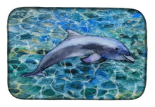 Load image into Gallery viewer, Dolphin Dish Drying Mat – Absorbent, Artistic Kitchen Essentials BB5339DDM