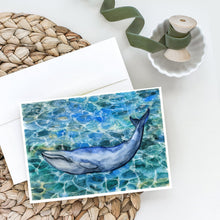 Load image into Gallery viewer, Humpback Whale Greeting Cards -  Blank Note Cards – 8-Pack of Artist-Designed Cards with Envelopes