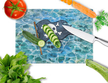 Load image into Gallery viewer, Pirate Flag Glass Cutting Boards – Durable, Decorative Kitchen Art Large BB5342LCB