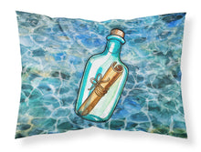 Load image into Gallery viewer, Messag in a Bottle Fabric Standard Pillowcase – Artistic Decorative Front, White Back BB5343PILLOWCASE