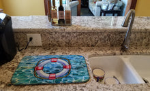 Load image into Gallery viewer, Life Saver Dish Drying Mat – Absorbent, Artistic Kitchen Essentials BB5344DDM