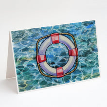 Load image into Gallery viewer, Life Saver Greeting Cards -  Blank Note Cards – 8-Pack of Artist-Designed Cards with Envelopes