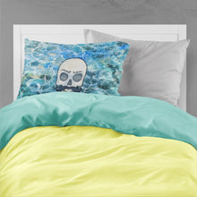 Load image into Gallery viewer, Skeleton Skull Pirate Fabric Standard Pillowcase – Artistic Decorative Front, White Back BB5345PILLOWCASE
