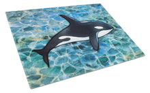 Load image into Gallery viewer, Killer Whale Orca Glass Cutting Boards – Durable, Decorative Kitchen Art Large BB5348LCB