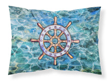 Load image into Gallery viewer, Steering Wheel Helm Fabric Standard Pillowcase – Artistic Decorative Front, White Back BB5349PILLOWCASE