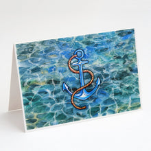 Load image into Gallery viewer, Anchor Greeting Cards -  Blank Note Cards – 8-Pack of Artist-Designed Cards with Envelopes