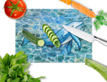Load image into Gallery viewer, Humpback Whale Glass Cutting Boards – Durable, Decorative Kitchen Art Large BB5353LCB