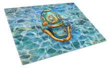 Load image into Gallery viewer, Deep Sea Diving Helmet Glass Cutting Boards – Durable, Decorative Kitchen Art Large BB5355LCB