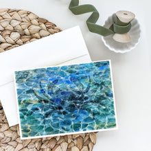 Load image into Gallery viewer, Crab Under water Greeting Cards -  Blank Note Cards – 8-Pack of Artist-Designed Cards with Envelopes