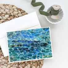 Load image into Gallery viewer, Eel Under water Greeting Cards -  Blank Note Cards – 8-Pack of Artist-Designed Cards with Envelopes