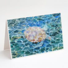Load image into Gallery viewer, Sea Turtle Under water Greeting Cards -  Blank Note Cards – 8-Pack of Artist-Designed Cards with Envelopes
