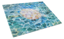 Load image into Gallery viewer, Sea Turtle Under water Glass Cutting Boards – Durable, Decorative Kitchen Art Large BB5363LCB