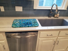 Load image into Gallery viewer, Summer Under Water Dish Drying Mat – Absorbent, Artistic Kitchen Essentials BB5365DDM
