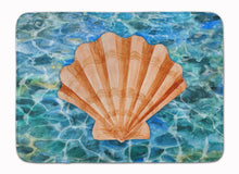 Load image into Gallery viewer, Scallop Shell and Water Machine Washable Memory Foam Mat BB5367RUG