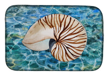 Load image into Gallery viewer, Sea Shell and Water Dish Drying Mat – Absorbent, Artistic Kitchen Essentials BB5368DDM