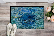 Load image into Gallery viewer, Blue Crab Under Water Doormat - 24x36 Decorative Floor Mat – Indoor/Outdoor Rug with Artistic Flair BB5369JMAT